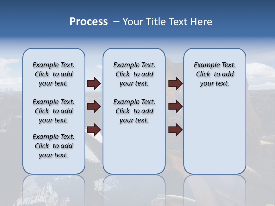City Gargoyle Dame PowerPoint Template