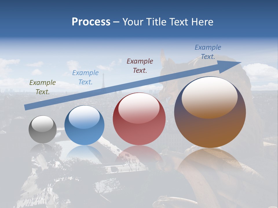 City Gargoyle Dame PowerPoint Template