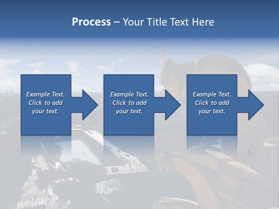City Gargoyle Dame PowerPoint Template