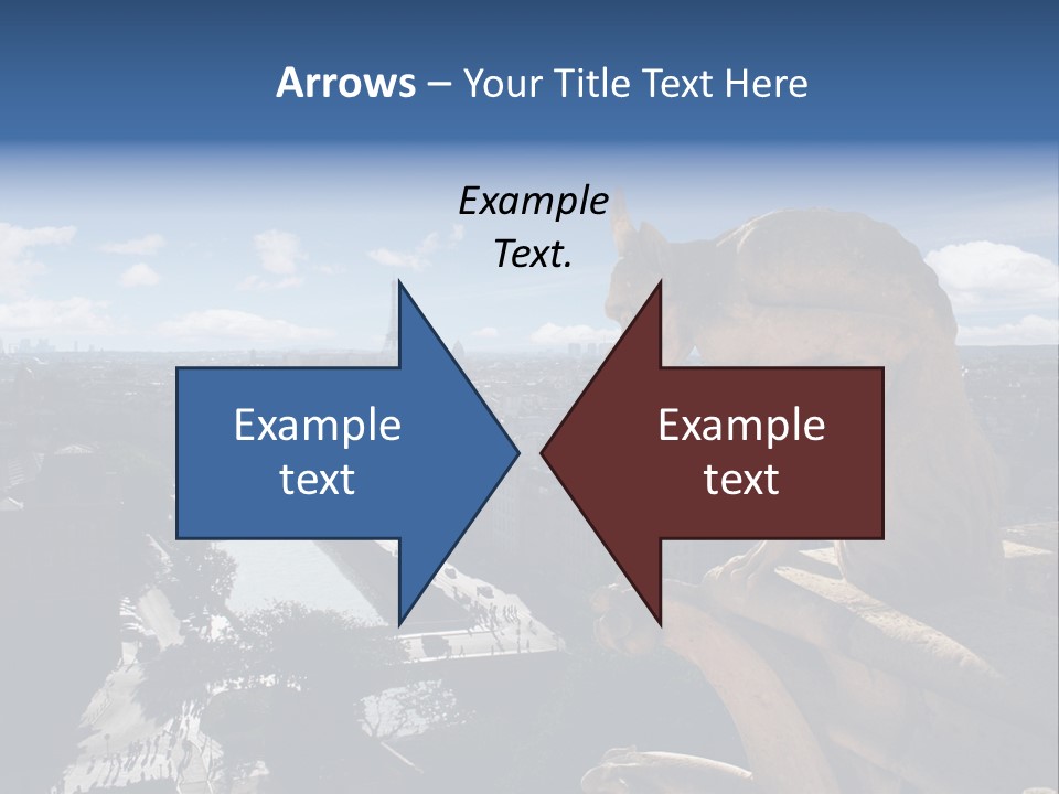 City Gargoyle Dame PowerPoint Template