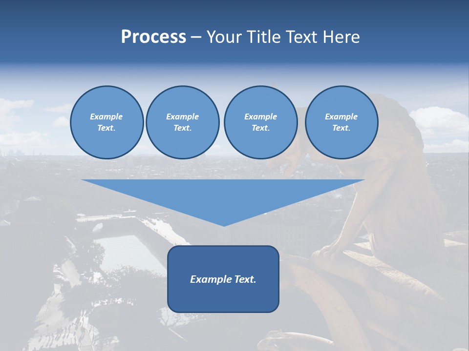 City Gargoyle Dame PowerPoint Template