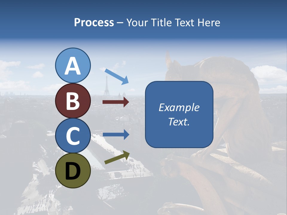 City Gargoyle Dame PowerPoint Template