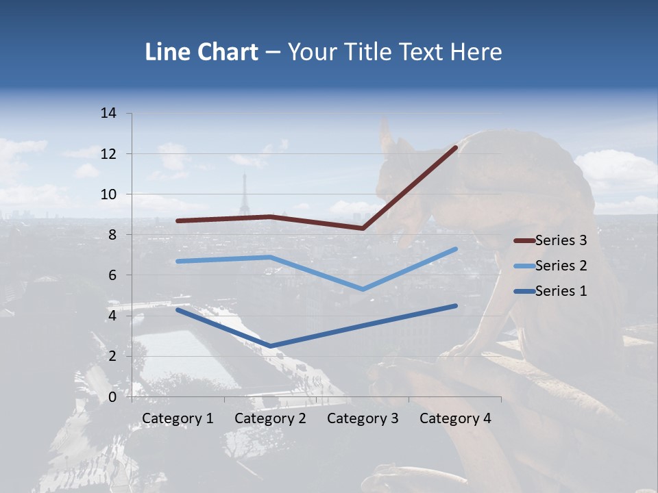 City Gargoyle Dame PowerPoint Template