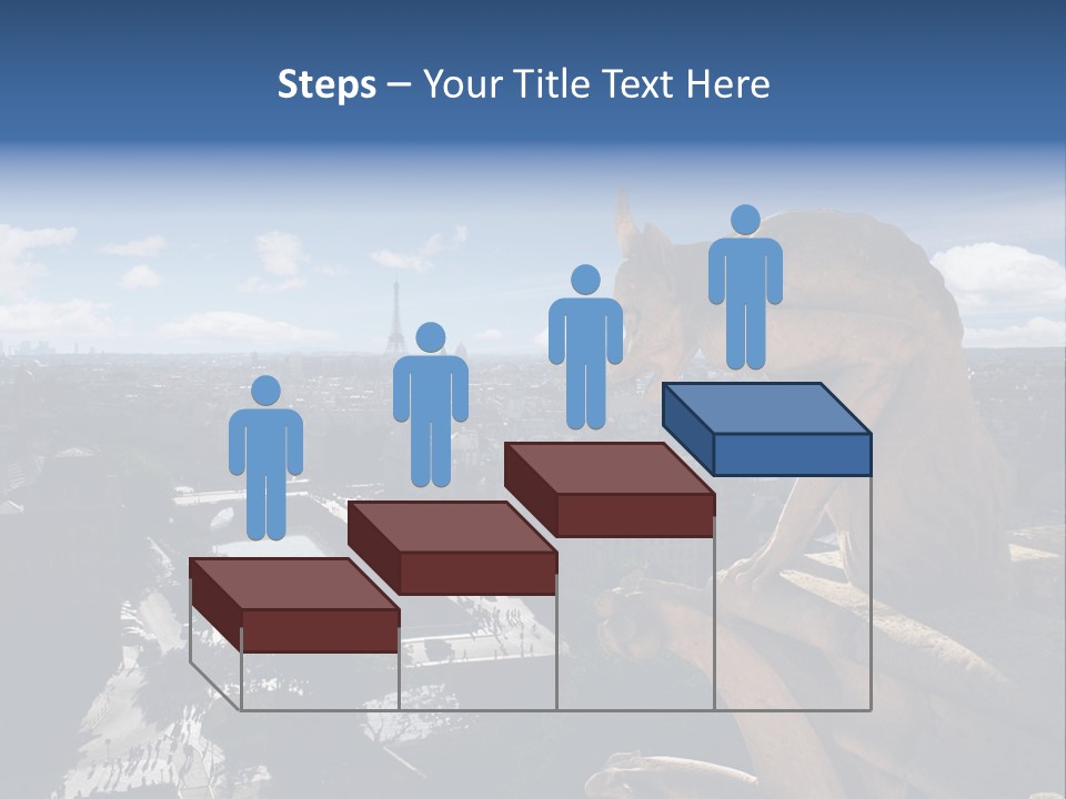 City Gargoyle Dame PowerPoint Template