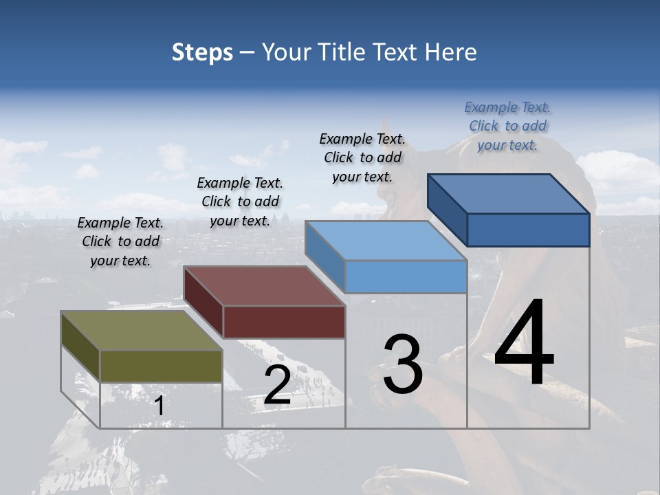 City Gargoyle Dame PowerPoint Template
