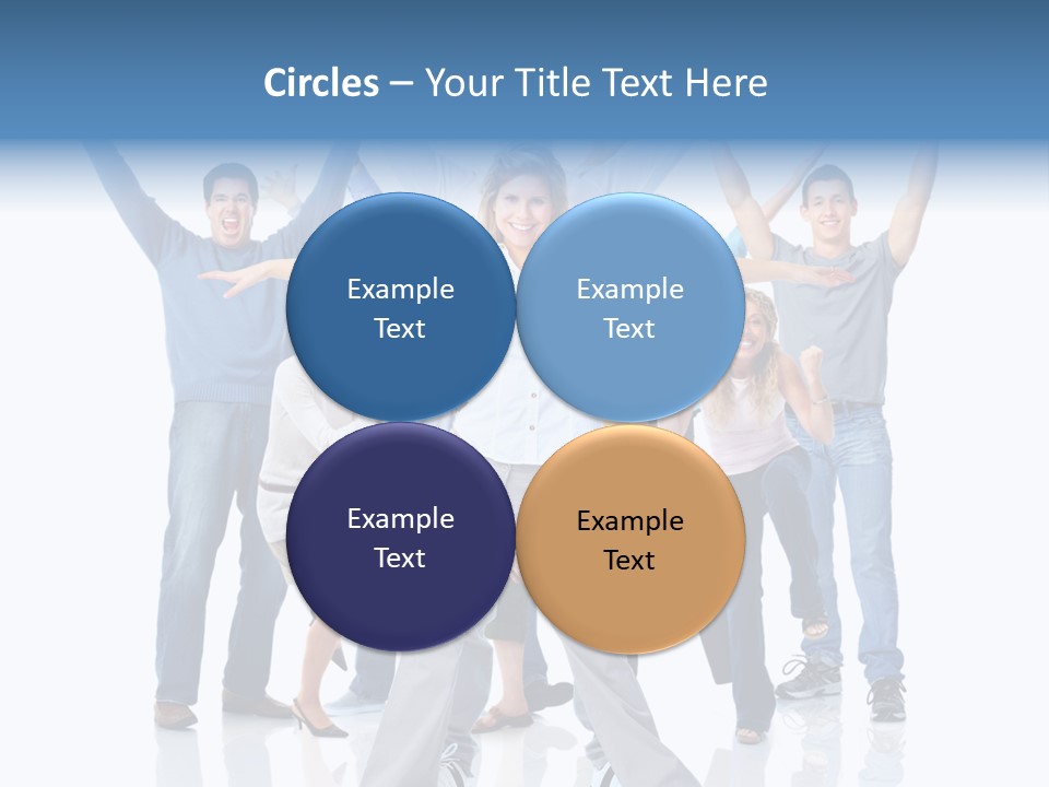 Success Smiling Man PowerPoint Template