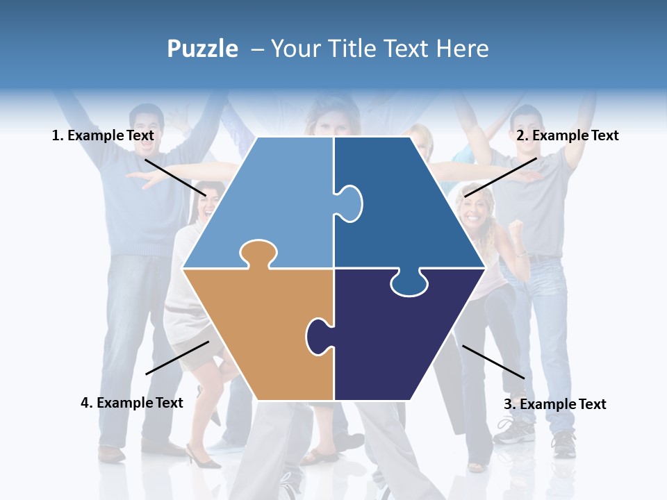 Success Smiling Man PowerPoint Template