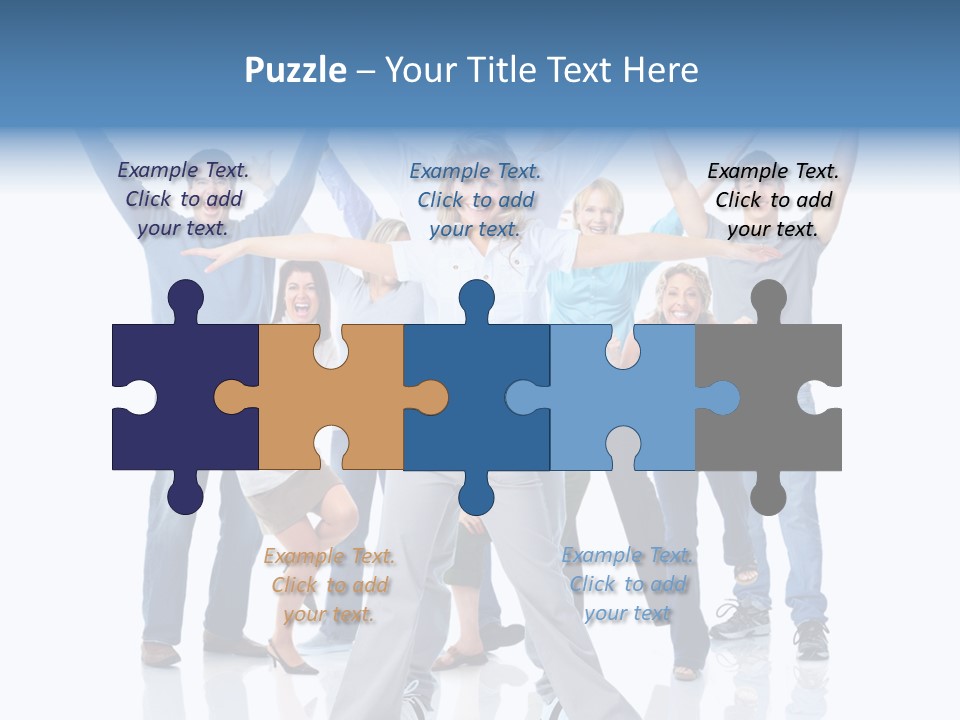 Success Smiling Man PowerPoint Template