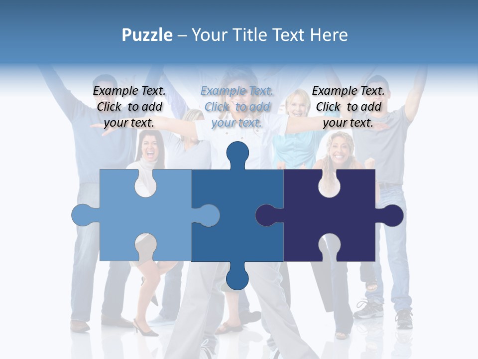 Success Smiling Man PowerPoint Template