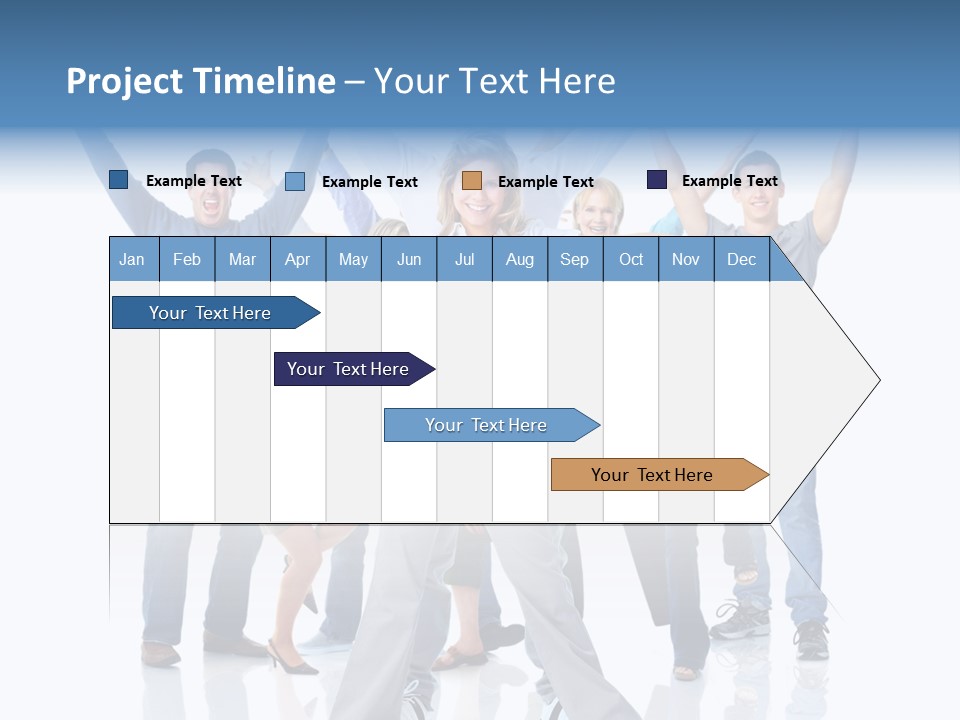 Success Smiling Man PowerPoint Template