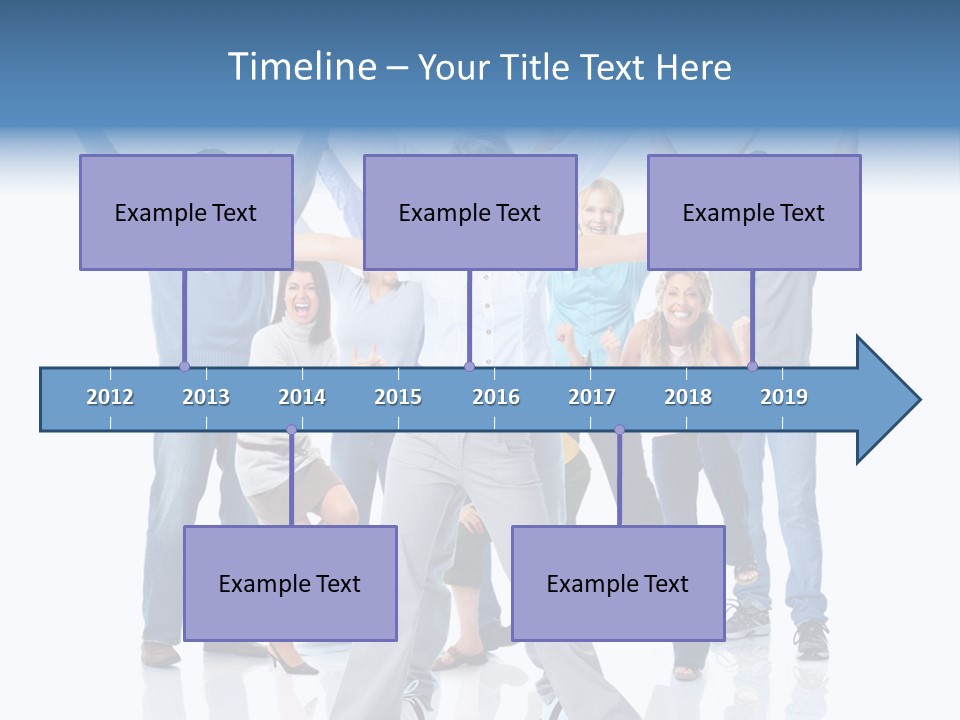 Success Smiling Man PowerPoint Template