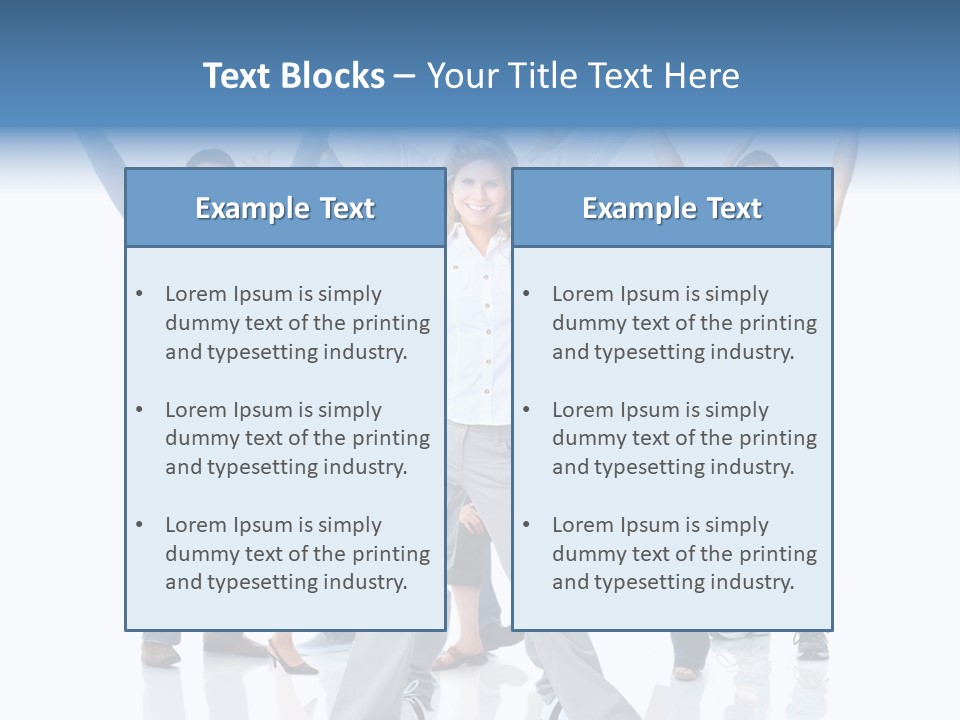 Success Smiling Man PowerPoint Template