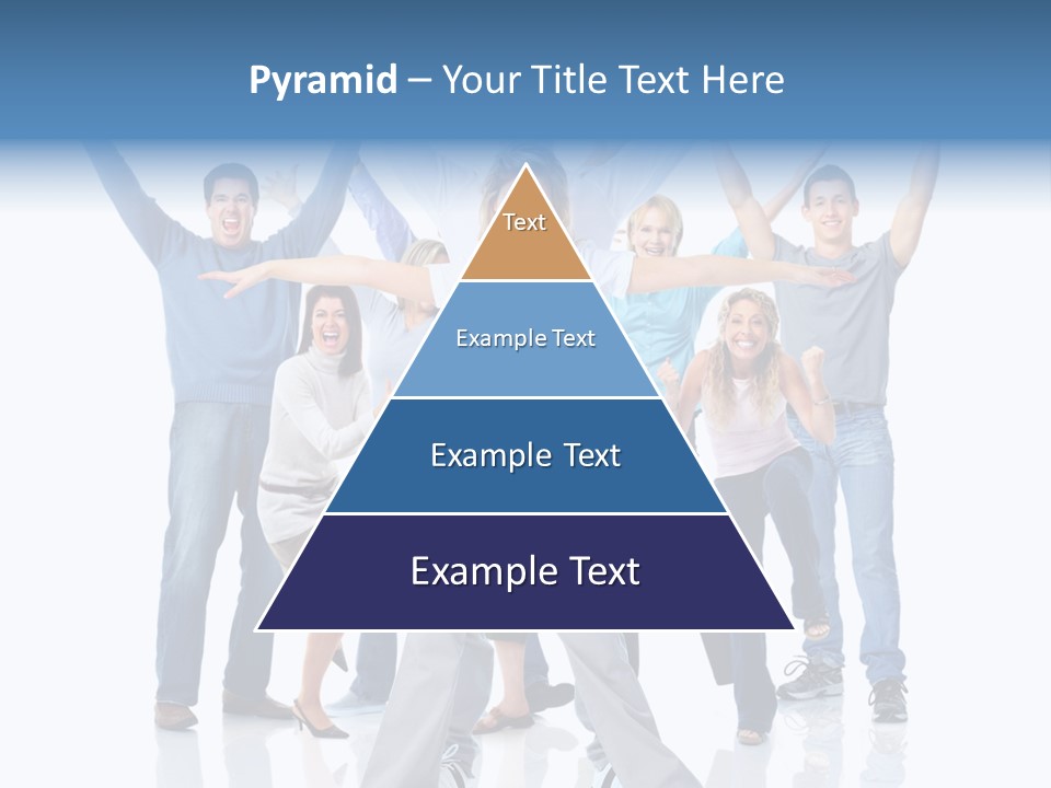 Success Smiling Man PowerPoint Template