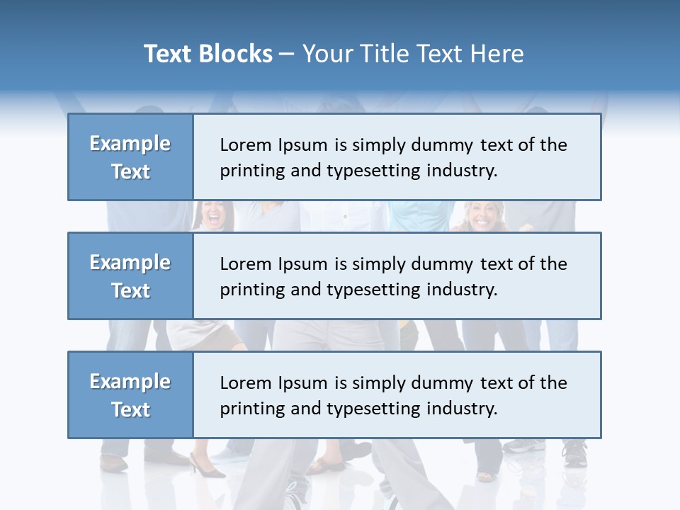 Success Smiling Man PowerPoint Template