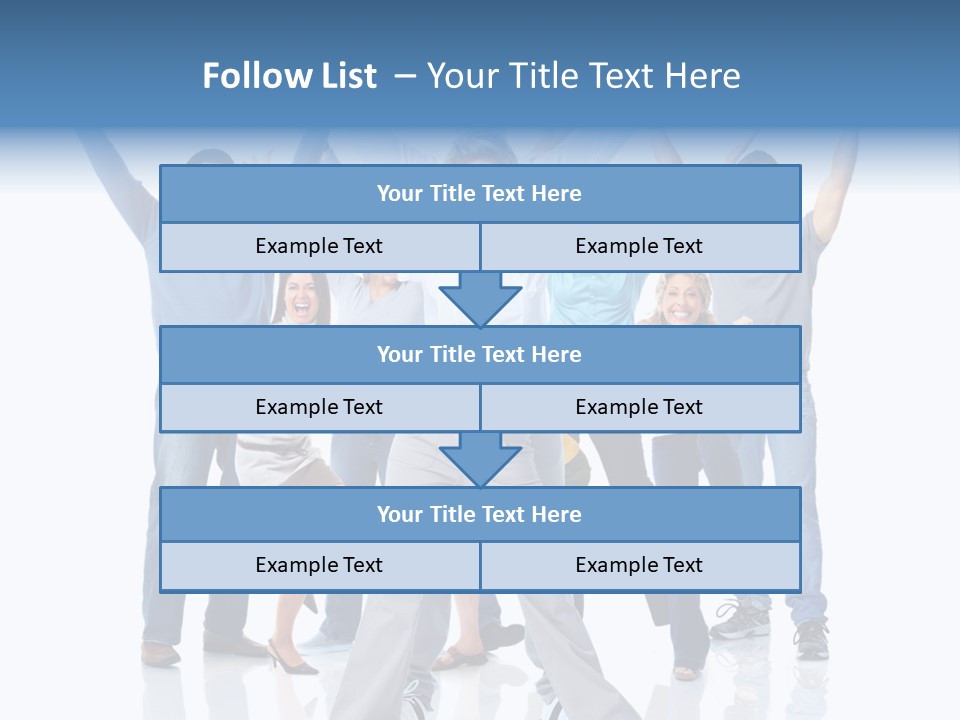 Success Smiling Man PowerPoint Template