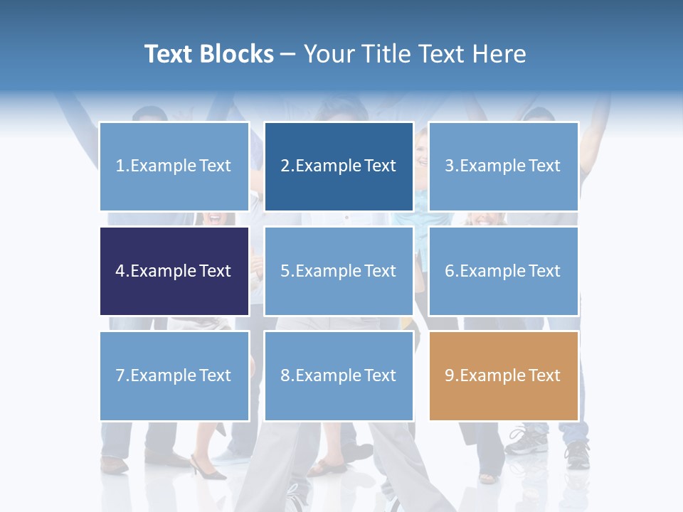 Success Smiling Man PowerPoint Template