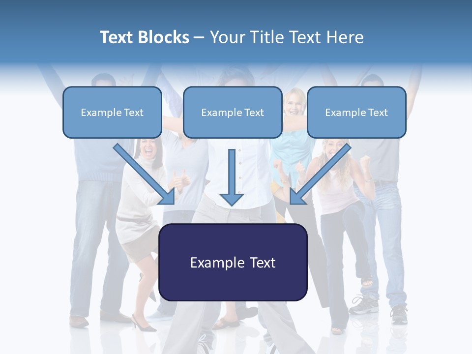 Success Smiling Man PowerPoint Template