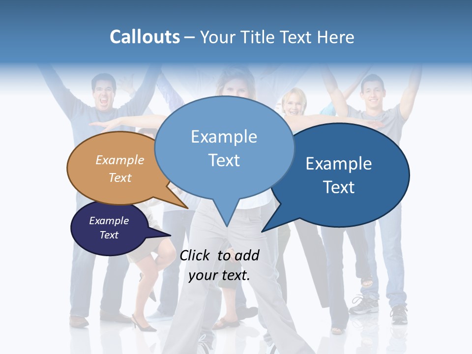 Success Smiling Man PowerPoint Template