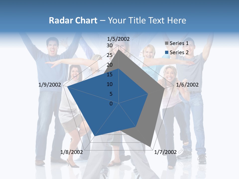 Success Smiling Man PowerPoint Template