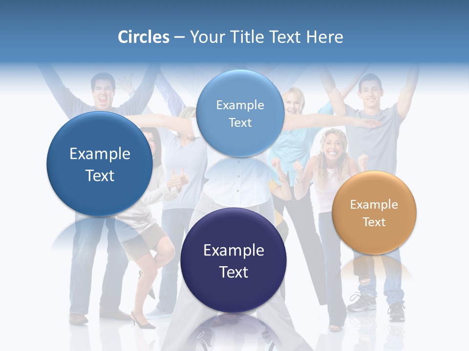 Success Smiling Man PowerPoint Template