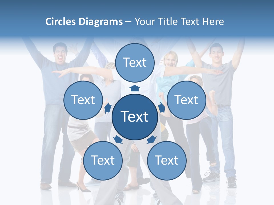 Success Smiling Man PowerPoint Template