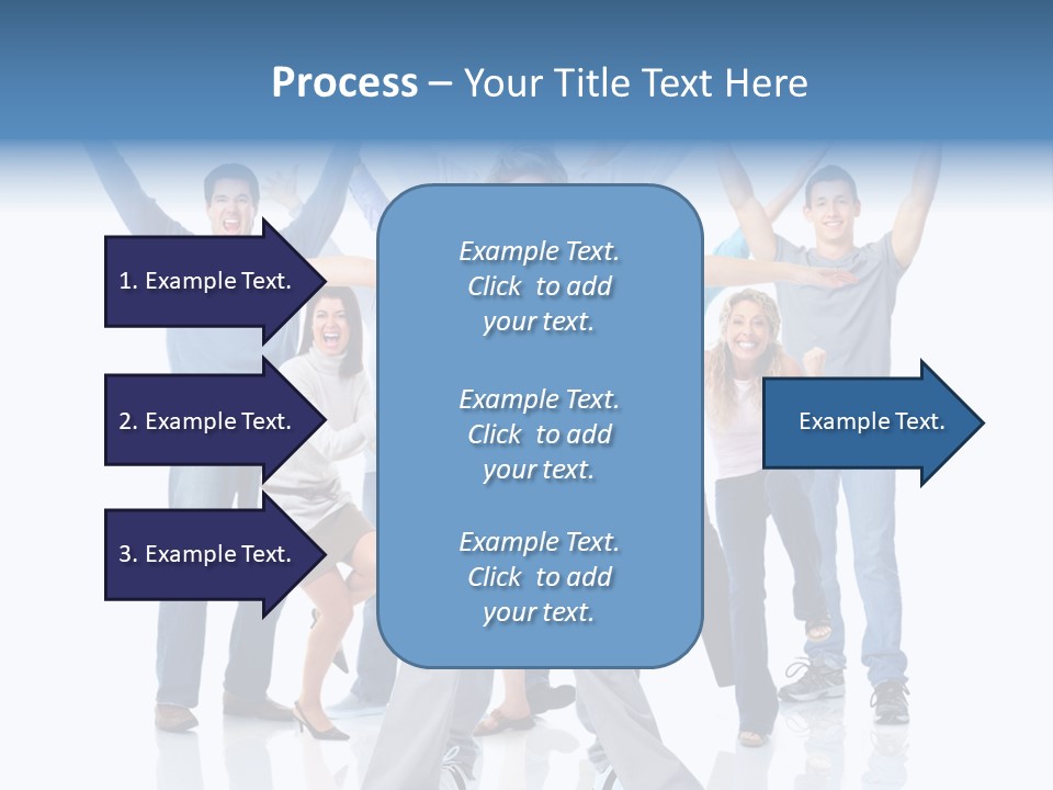 Success Smiling Man PowerPoint Template