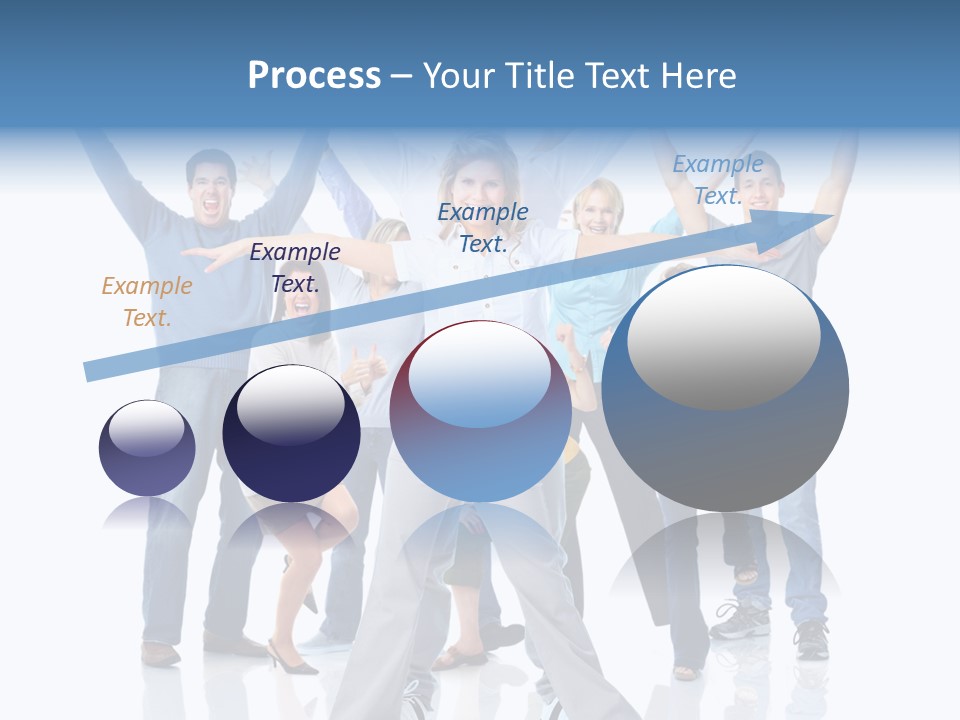 Success Smiling Man PowerPoint Template