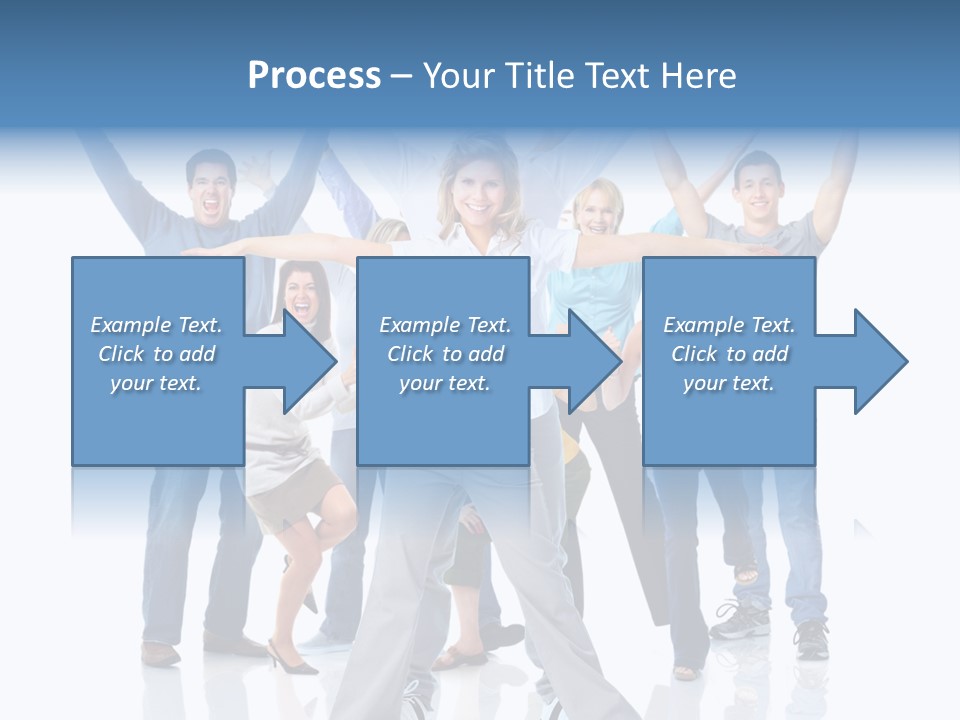 Success Smiling Man PowerPoint Template