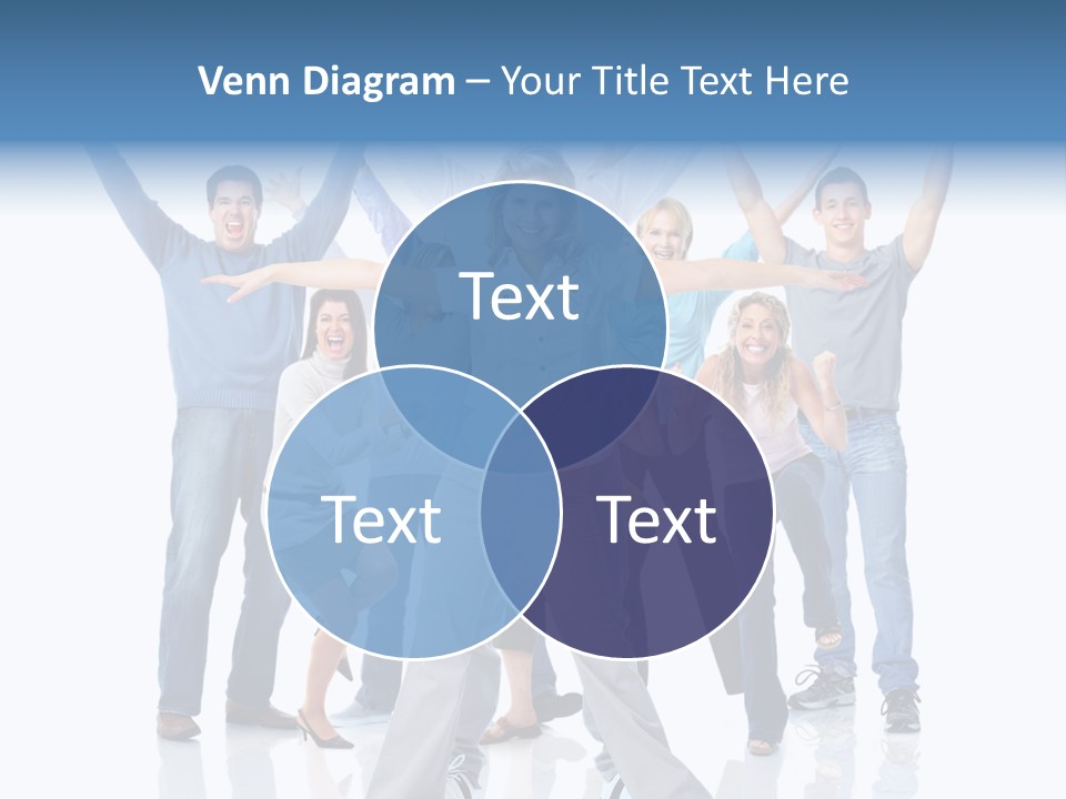 Success Smiling Man PowerPoint Template