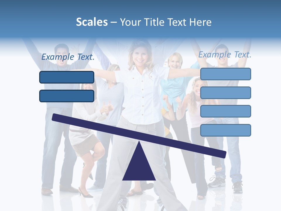 Success Smiling Man PowerPoint Template