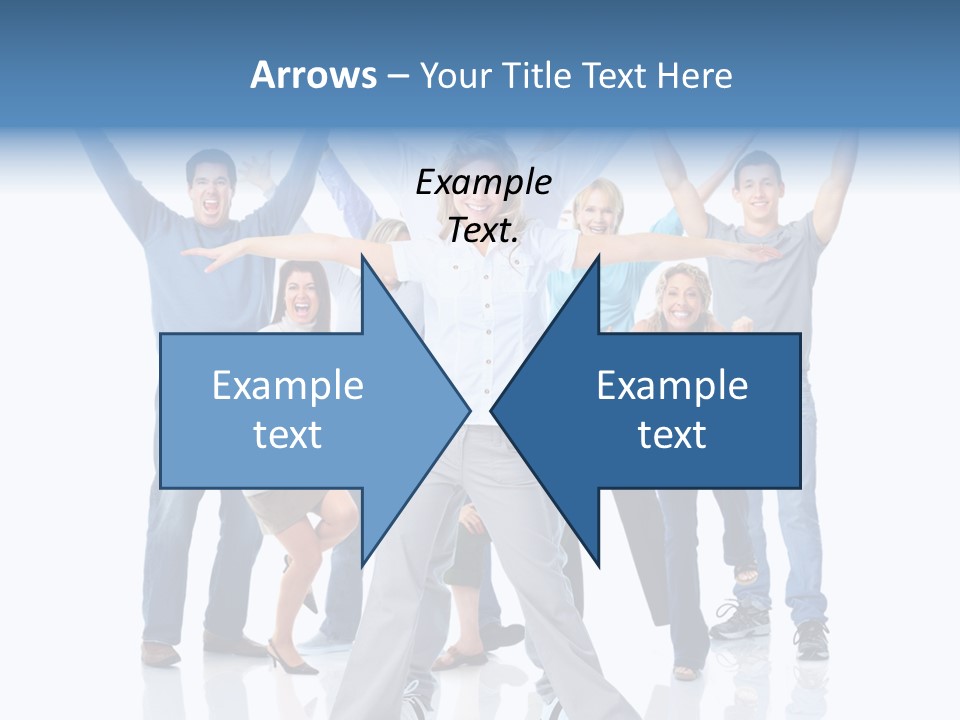 Success Smiling Man PowerPoint Template