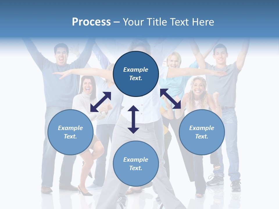 Success Smiling Man PowerPoint Template