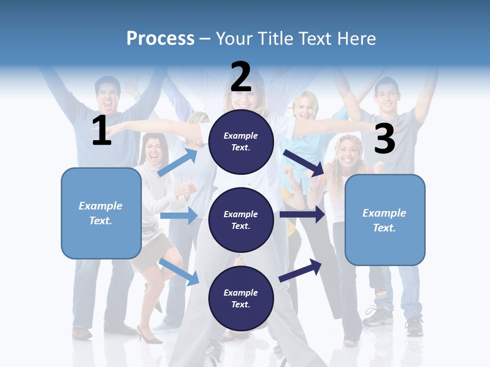 Success Smiling Man PowerPoint Template