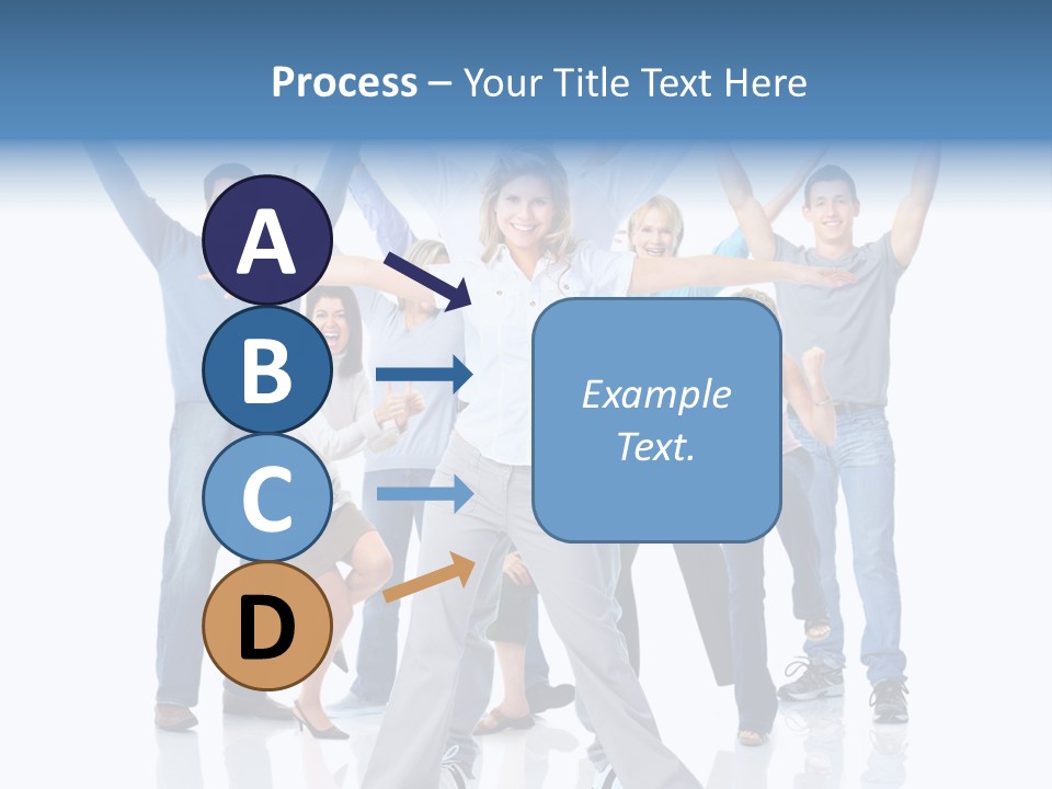 Success Smiling Man PowerPoint Template