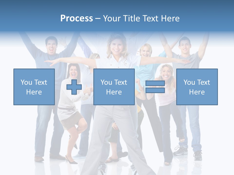 Success Smiling Man PowerPoint Template