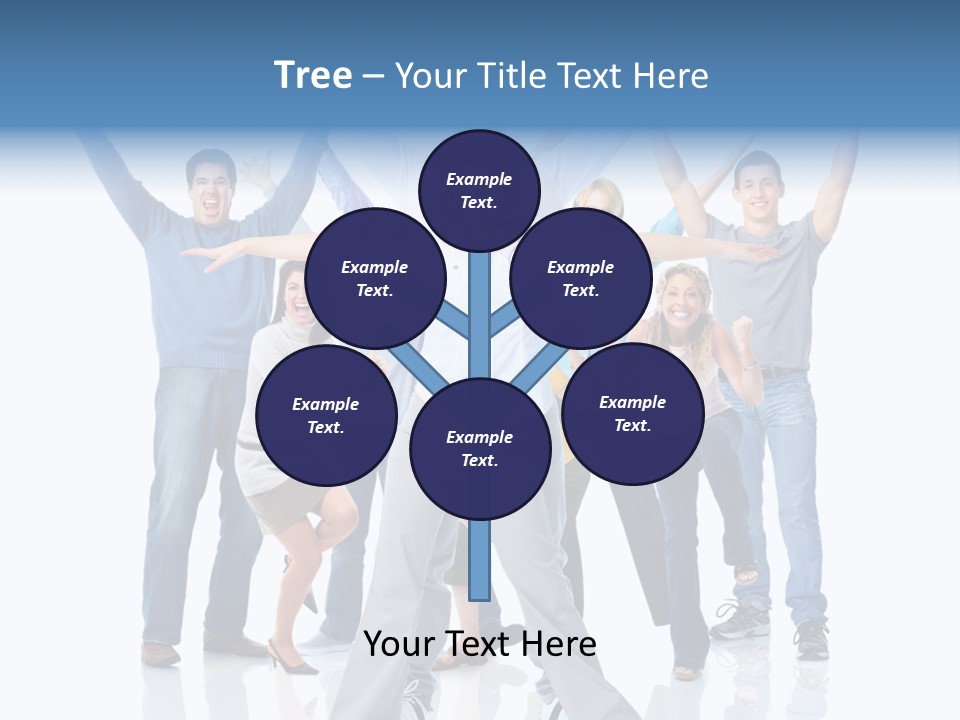 Success Smiling Man PowerPoint Template