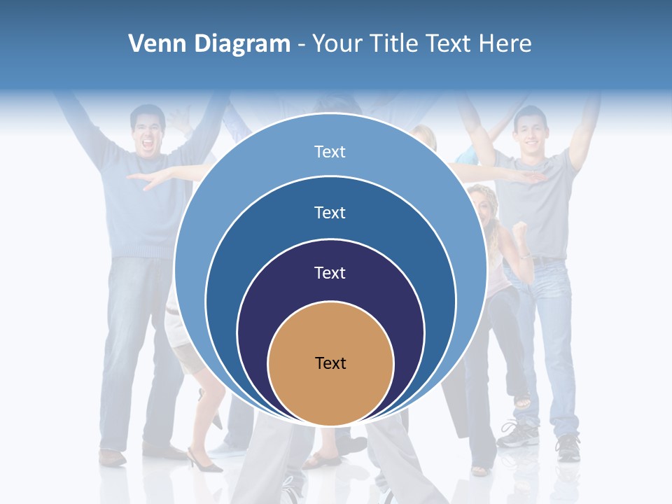 Success Smiling Man PowerPoint Template