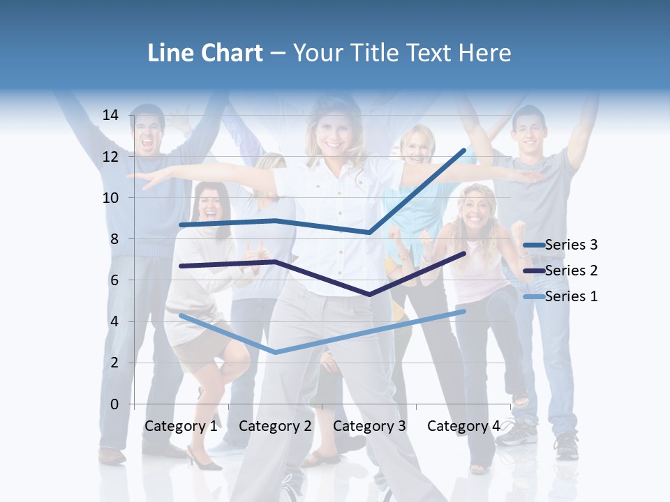 Success Smiling Man PowerPoint Template