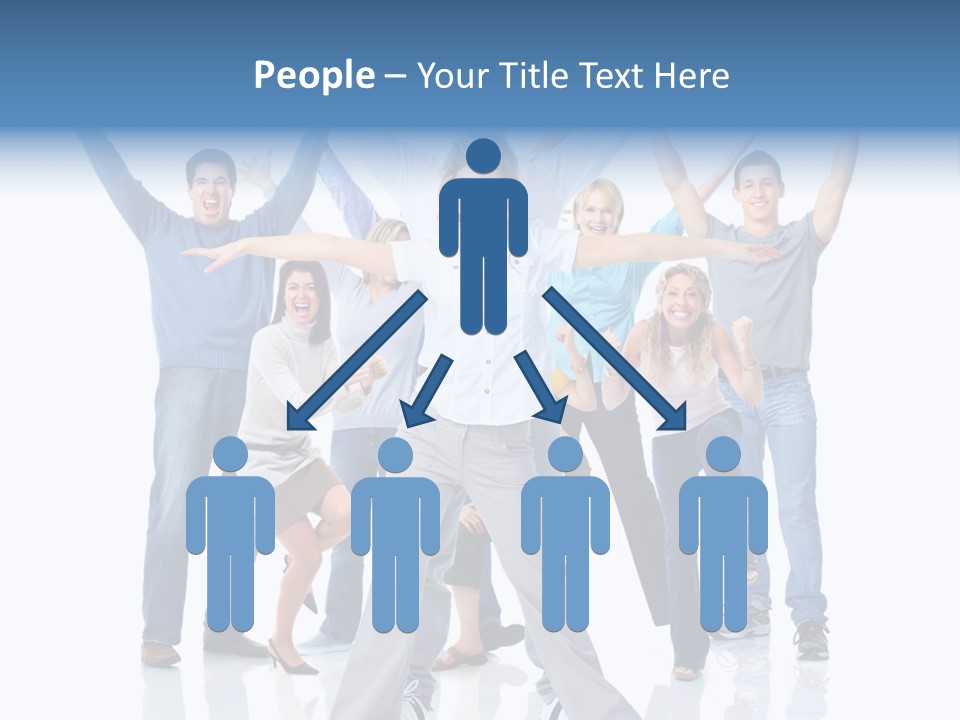 Success Smiling Man PowerPoint Template