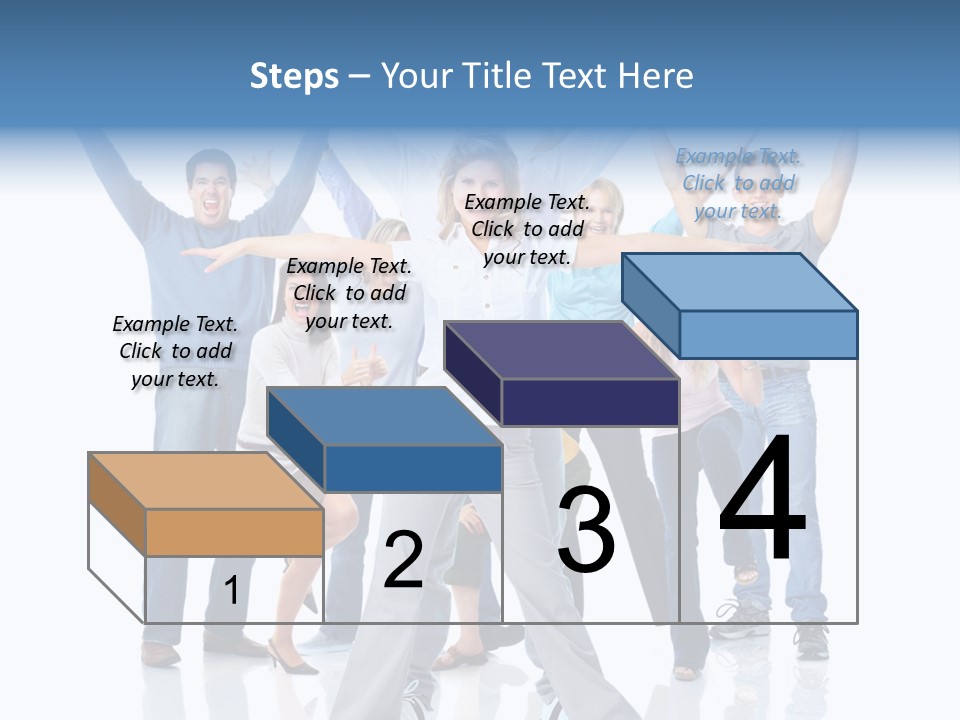 Success Smiling Man PowerPoint Template