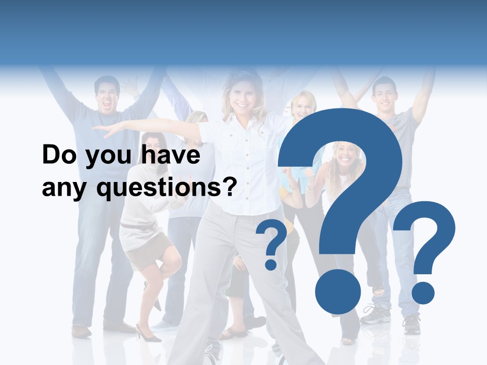 Success Smiling Man PowerPoint Template