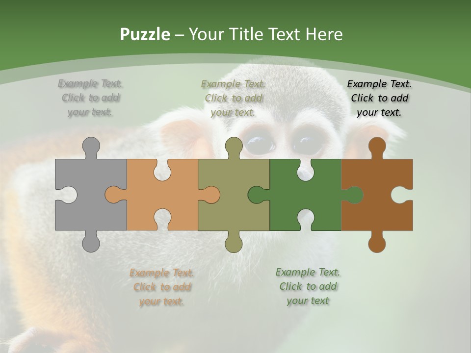 Ears Depth Of Field Tiny PowerPoint Template