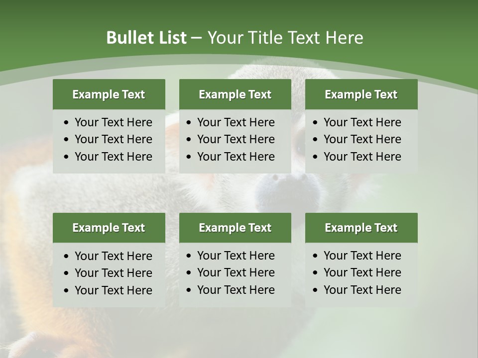 Ears Depth Of Field Tiny PowerPoint Template