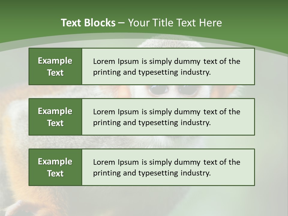 Ears Depth Of Field Tiny PowerPoint Template