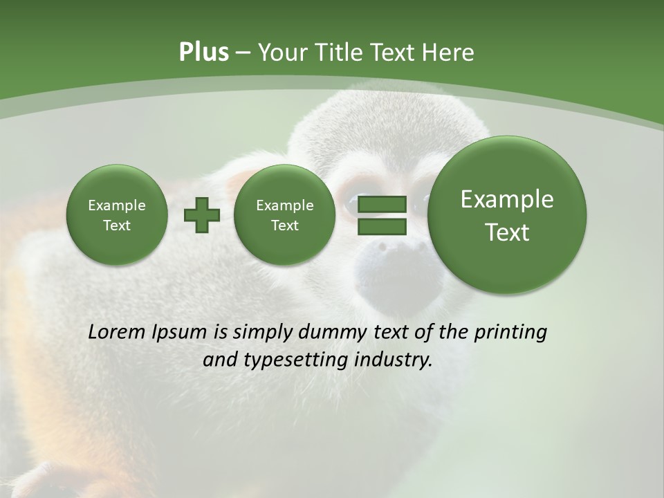 Ears Depth Of Field Tiny PowerPoint Template