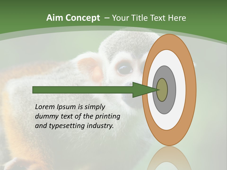 Ears Depth Of Field Tiny PowerPoint Template