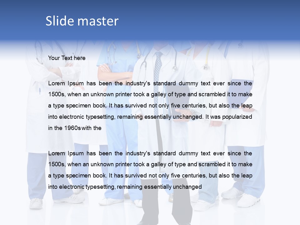 Diagnose Worker Medical PowerPoint Template