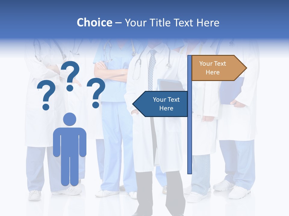 Diagnose Worker Medical PowerPoint Template
