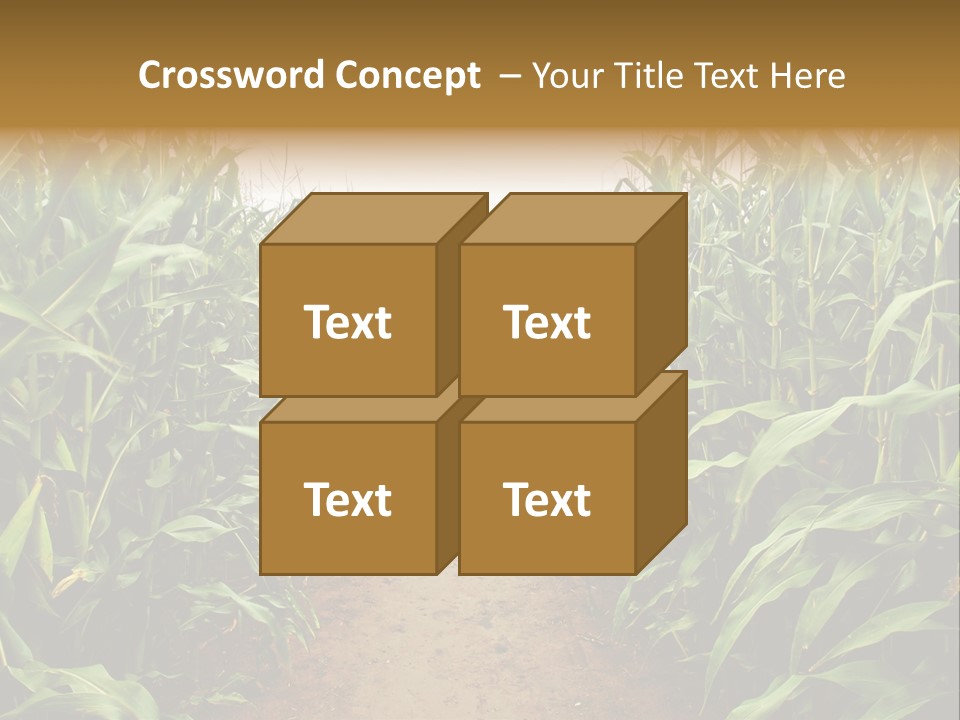 Mud Nature Plant PowerPoint Template