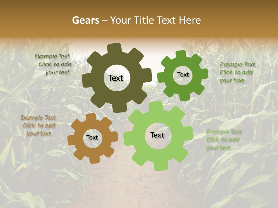 Mud Nature Plant PowerPoint Template